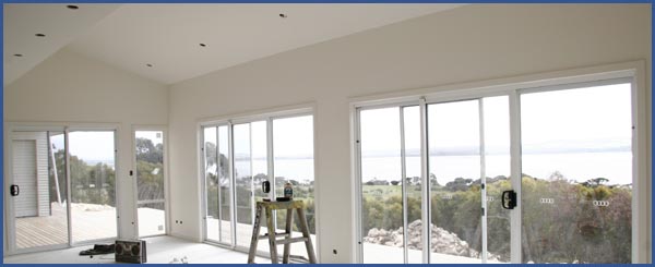 Walls with large window will use less paint.